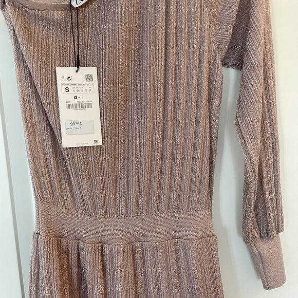 Zara one shoulder dress. Size Small - Picture 2 of 8
